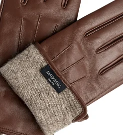 Handsker - Læder/Uld - CariannaMBG - Brandy|Markberg Discount