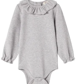Body l/æ - Rib/Modal - Brandine - Light Grey Melange|MarMar Best