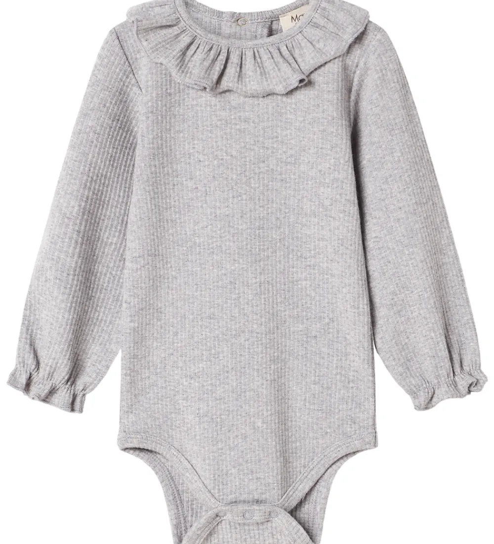 Body l/æ - Rib/Modal - Brandine - Light Grey Melange|MarMar Best