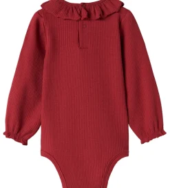 Body l/æ - Rib/Modal - Brandine - Hibiscus Red|MarMar Discount