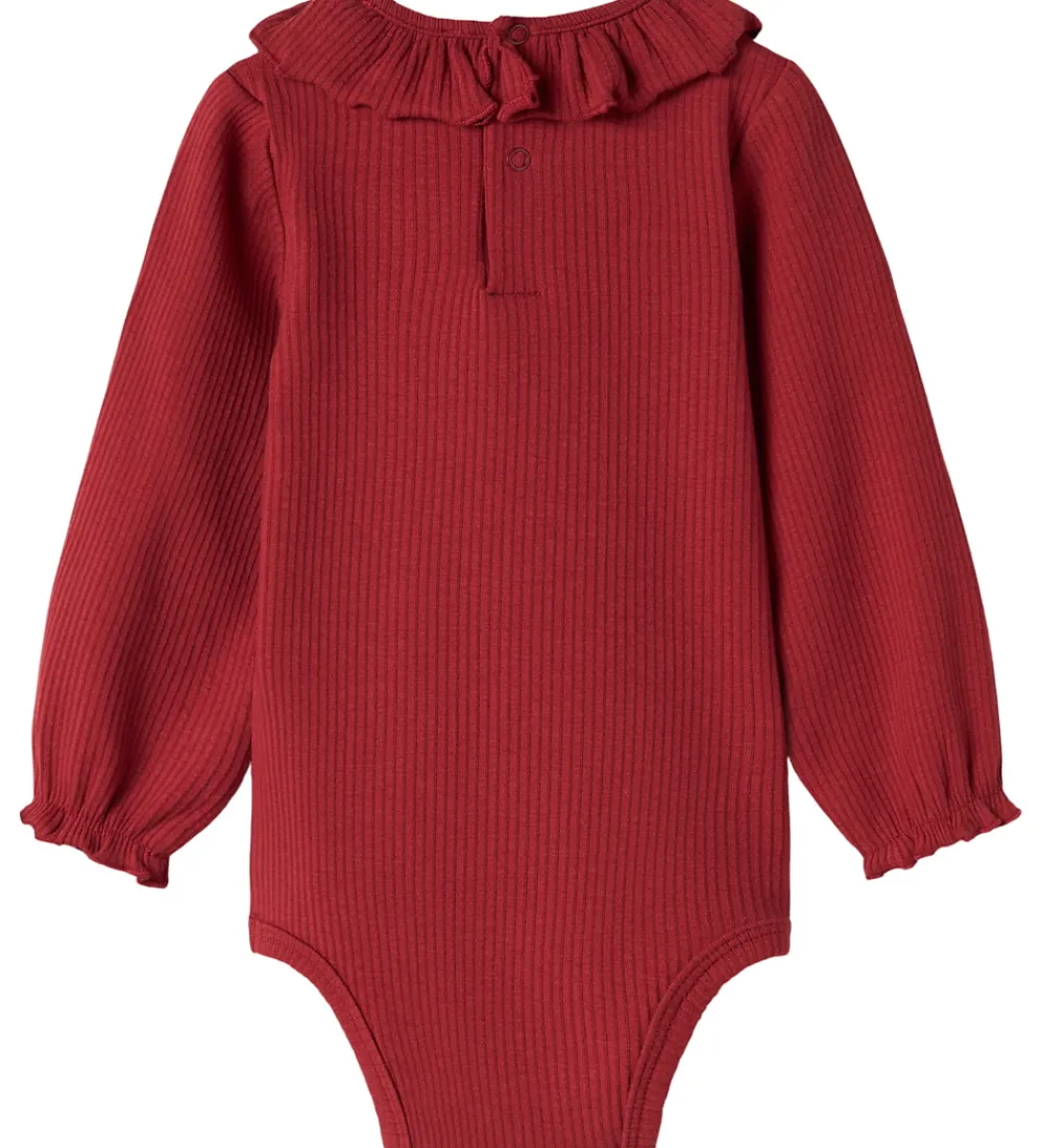 Body l/æ - Rib/Modal - Brandine - Hibiscus Red|MarMar Discount