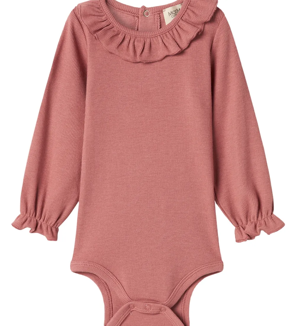 Body l/æ - Rib/Modal - Brandine - Perished Rose|MarMar Sale