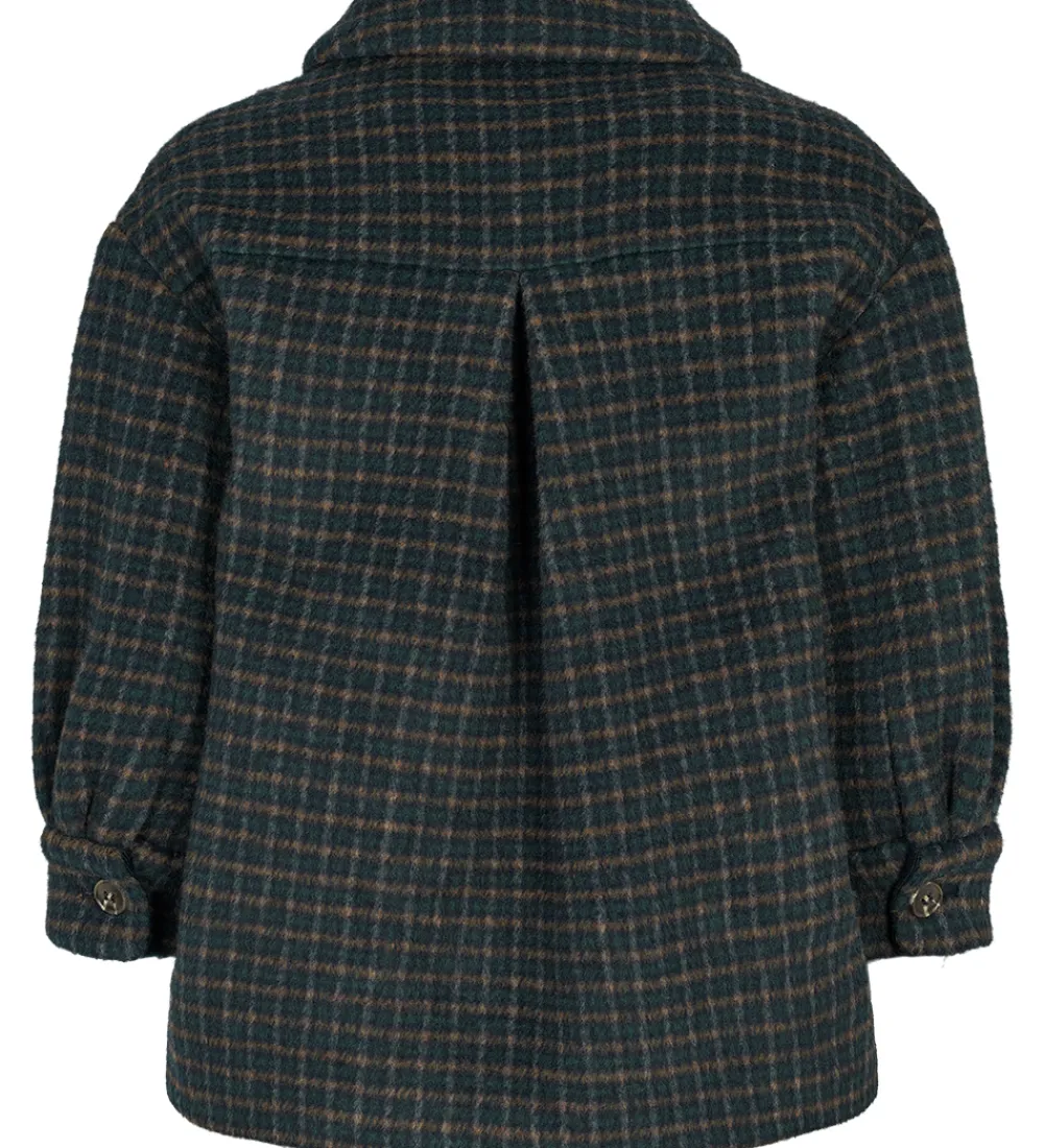Frakke - Uld/Polyester - Odalyn - Checkered|MarMar Sale