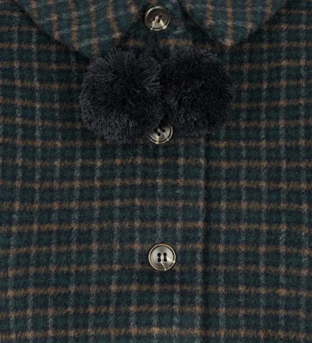 Frakke - Uld/Polyester - Odalyn - Checkered|MarMar Sale