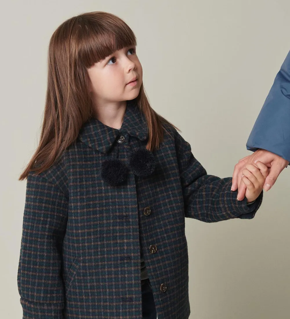 Frakke - Uld/Polyester - Odalyn - Checkered|MarMar Sale