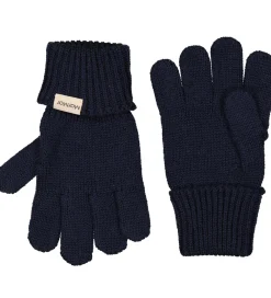 Handsker - Uld/Bomuld - Strik - Aske - Ink|MarMar Hot