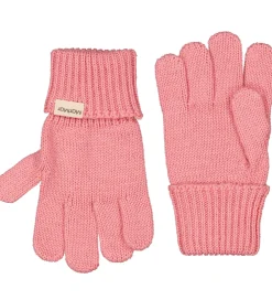 Handsker - Uld/Bomuld - Strik - Aske - Raspberry|MarMar New