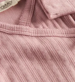 Heldragt m. Fødder - Modal - Rib - Rubetta - Soft Berry|MarMar Online