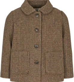 Jakke - Uld - Oval - Earthy Check|MarMar Sale