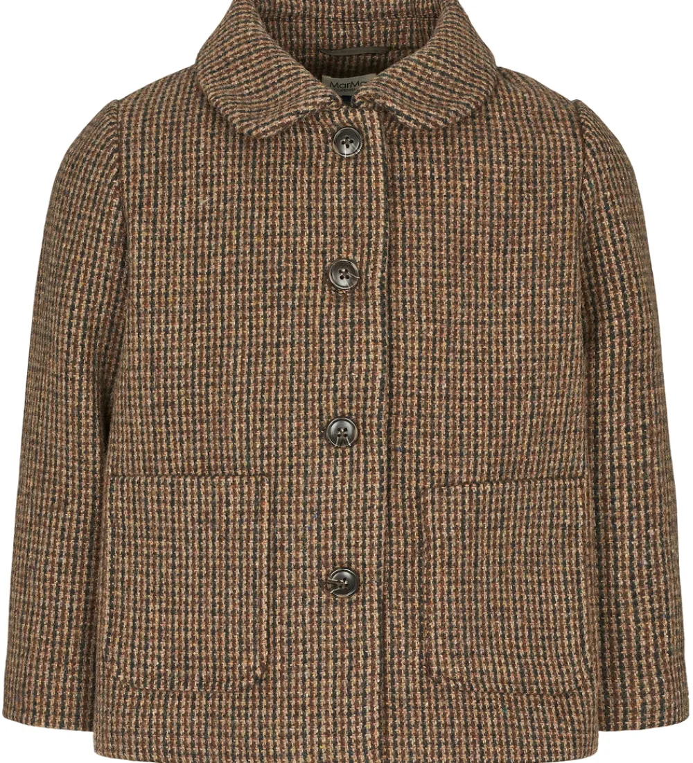Jakke - Uld - Oval - Earthy Check|MarMar Sale