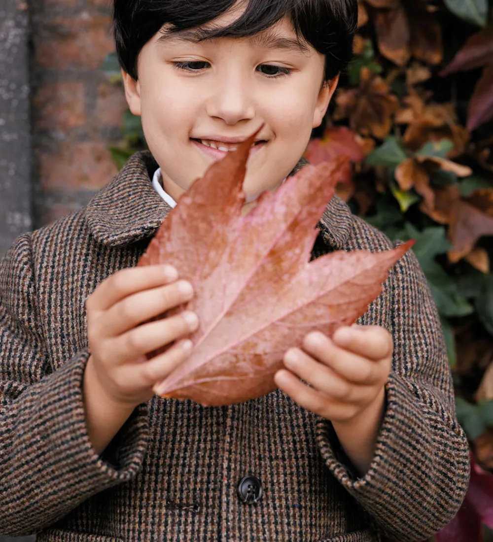 Jakke - Uld - Oval - Earthy Check|MarMar Sale