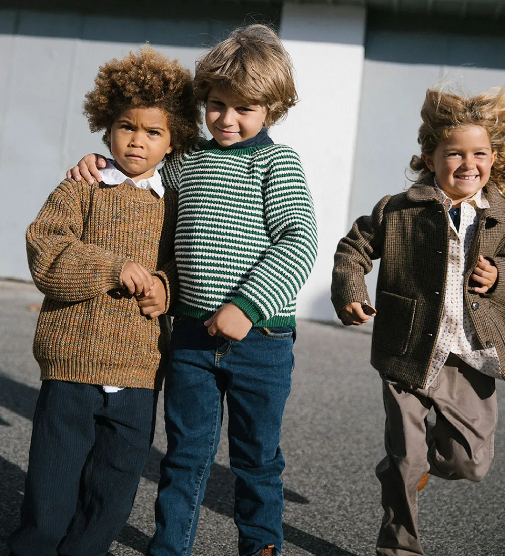 Jakke - Uld - Oval - Earthy Check|MarMar Sale