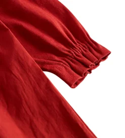 Kjole - Bomuld/Modal - Dielle - Hibiscus Red|MarMar Best