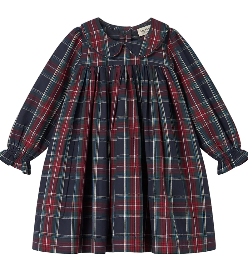 Kjole - Dulla B - Pilot Navy Check|MarMar Discount