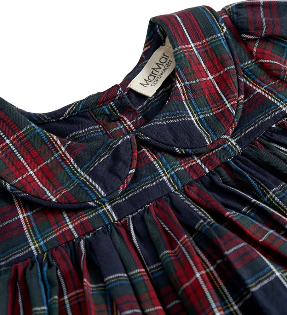 Kjole - Dulla B - Pilot Navy Check|MarMar Discount