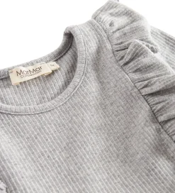 Kjole - Rib/Modal - Dikte - Light Grey Melange|MarMar Outlet