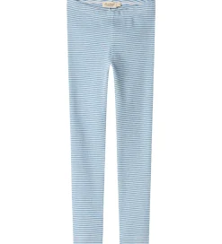 Leggings - Rib - Modal - Blue Stripe|MarMar