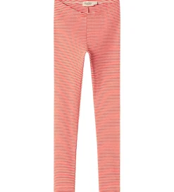 Leggings - Rib - Modal - Red Stripe|MarMar Best