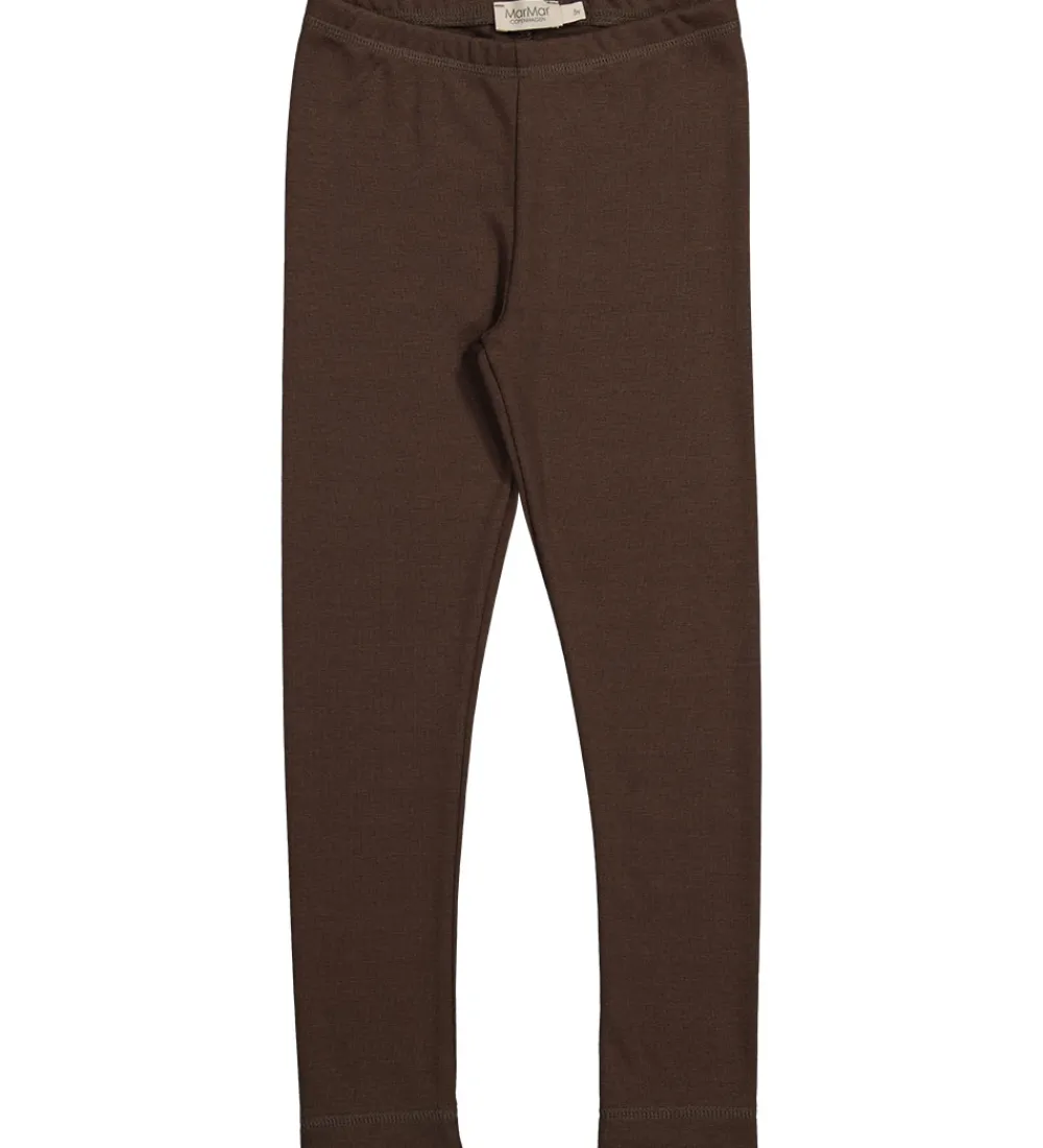 Leggings - Viskose/Polyester - Base Layer - Deep Choco|MarMar Outlet