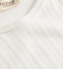 Nattøj - Gentle White m. Hulmønster|MarMar Discount