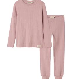 Nattøj - Soft Berry m. Hulmønster|MarMar Online