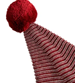 Nissehue - Strik - Alfen - Hibiscus Red Stripe|MarMar Discount