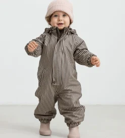 Regndragt m Fleece - PU - Orion - Brown Stripe|MarMar New