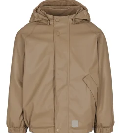 Regntøj m. Fleece - PU - Obo - Sepia Brown|MarMar Best