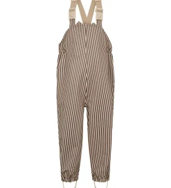 Regntøj m. Seler - PU - Oddy - Brown Stripe|MarMar Discount