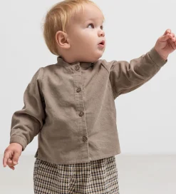 Skjorte - Fløjl - Tomi B - Mud|MarMar Sale