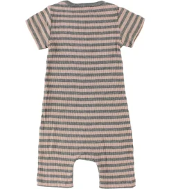 Sommerdragt - Rib - Rosa/Gråstribet|MarMar Hot