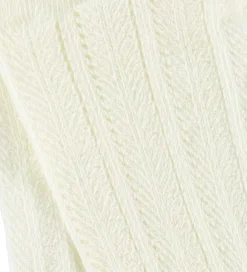 Strømpebukser - Hulmønster - Pointelle - Gentle White|MarMar Clearance