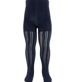Strømpebukser - Pointelle - Dark Night|MarMar Sale