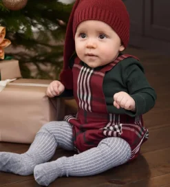 Strømpebukser - Rib - Grey Melange|MarMar Clearance