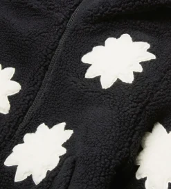 Fleecejakke - Sort m. Hvid|Marni Outlet