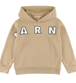 Hættetrøje - Cardboard Beige m. Logo|Marni Best