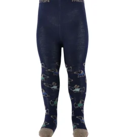 Strømpebukser - Uld - Dog Fun - Peacoat Blue|Melton