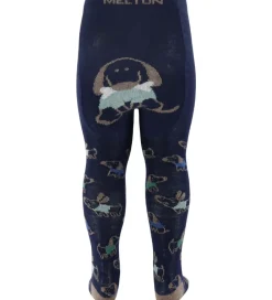 Strømpebukser - Uld - Dog Fun - Peacoat Blue|Melton