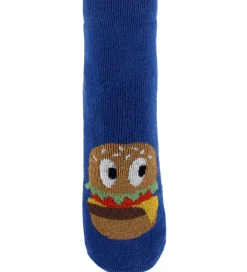 Strømper - ABS - Burger - True Blue|Melton Online