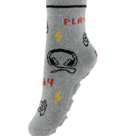 Strømper - ABS - Gaming - Lysegråmeleret|Melton Hot