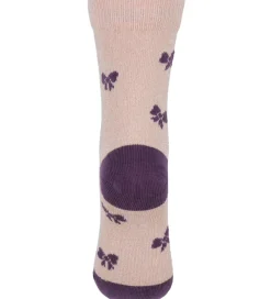 Strømper - Glimmer - Crystal Pink m. Sløjfer|Melton Outlet