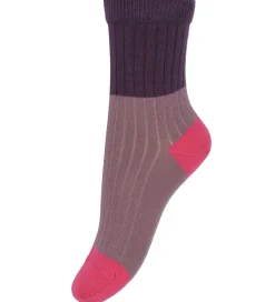 Strømper - Hortensia m. Pink|Melton Sale