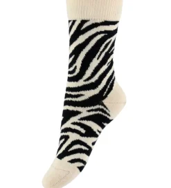 Strømper - Noos - Zebra - Shortbread|Melton