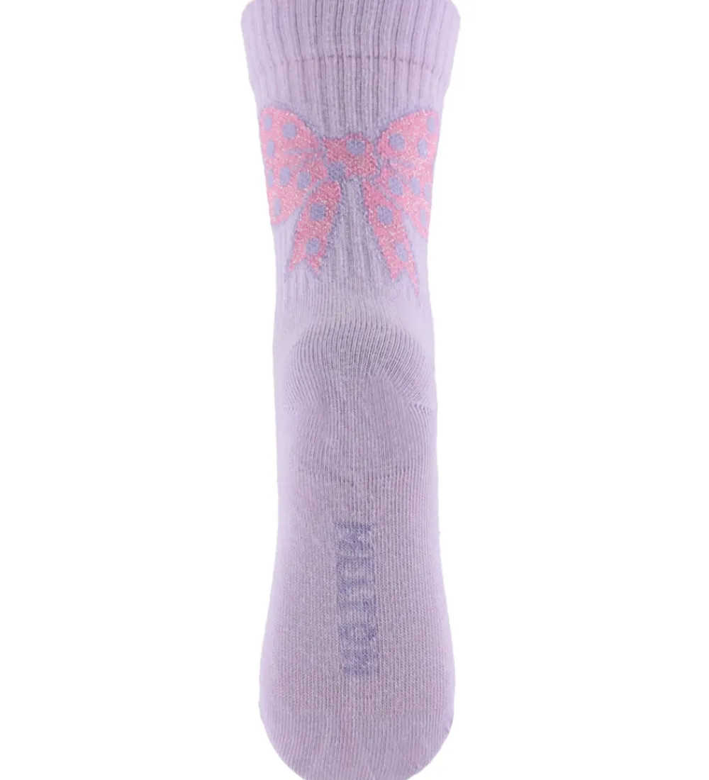 Strømper - Sløjfe - Cloud Lilac|Melton Best