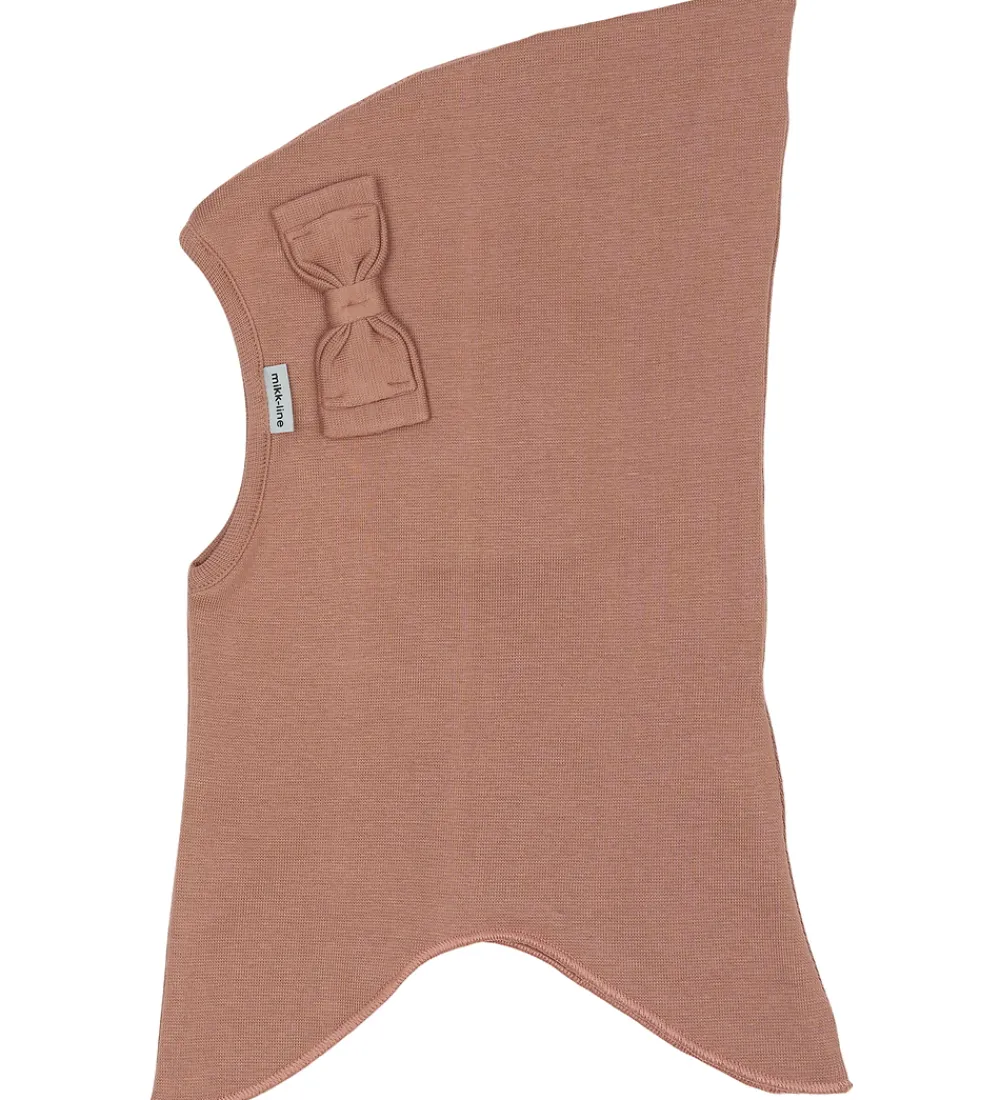 Elefanthue - 2-lags - Burlwood m. Sløjfe|Mikk-Line Best