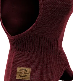 Elefanthue - Strik - Uld/Akryl - 2-lags - Rum Raisin|Mikk-Line New