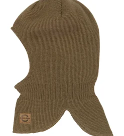 Elefanthue - Strik - Uld/Akryl - 2-lags - Chocolate Ch|Mikk-Line Clearance