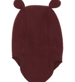 Elefanthue - Uld - 1-lags - Rum Raisin m. Ører|Mikk-Line Sale