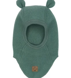 Elefanthue - Uld - 1-lags - Balsam Green m. Ører|Mikk-Line Clearance