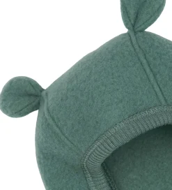 Elefanthue - Uld - 1-lags - Balsam Green m. Ører|Mikk-Line Clearance